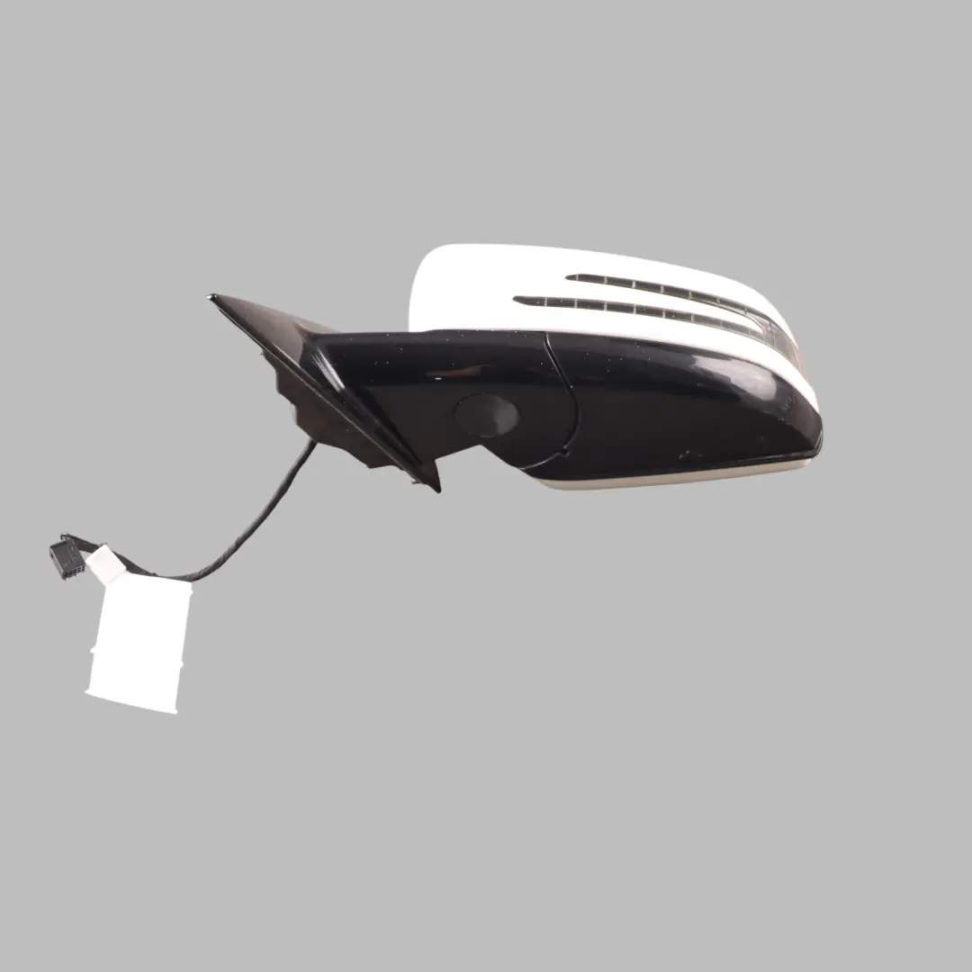 Mercedes W207 Wing Mirror Door Left N/S High Gloss Auto Dip Calcite White - 650