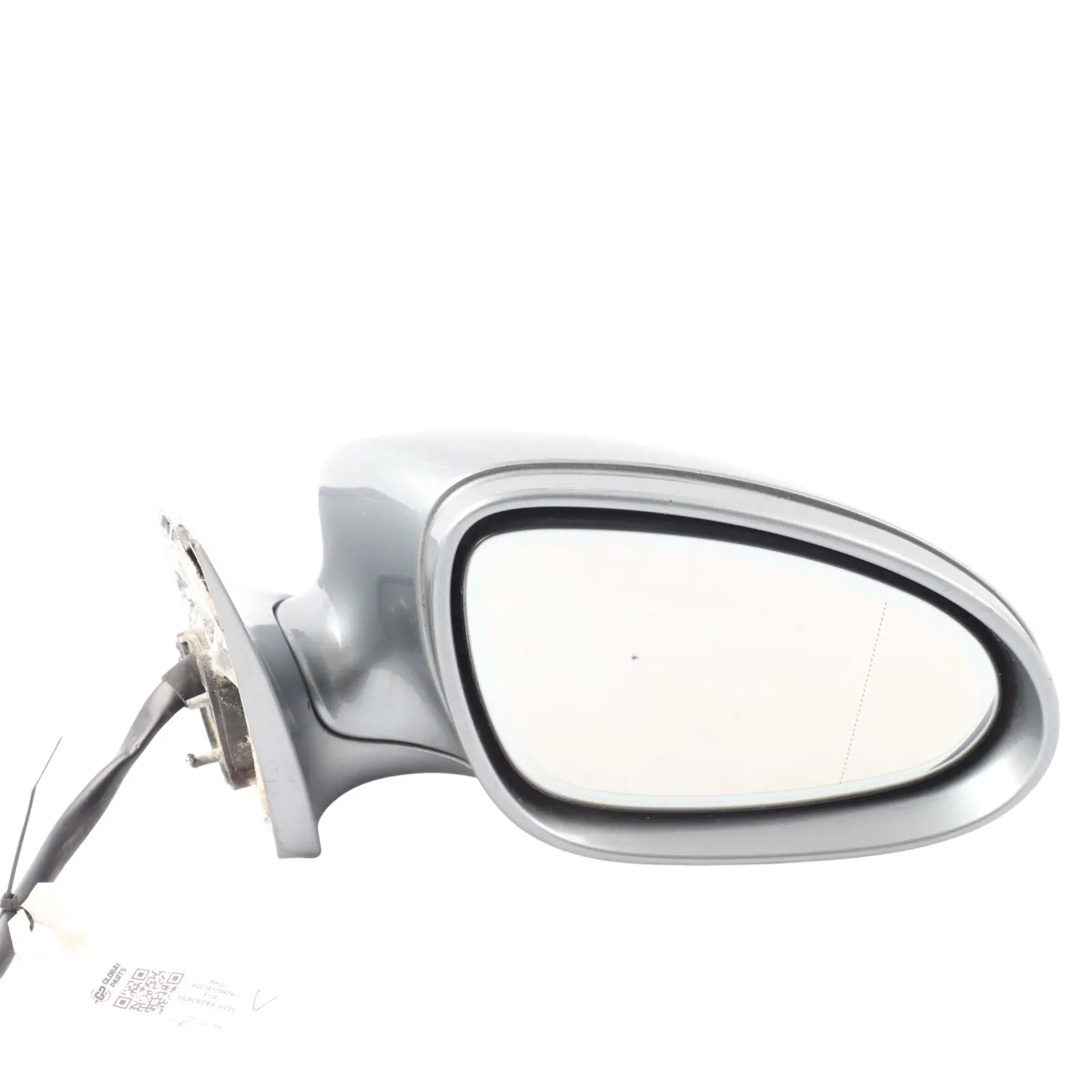 Mercedes W221 Wing Mirror Door Auto Dip Right O/S Flint Grey Metallic 368