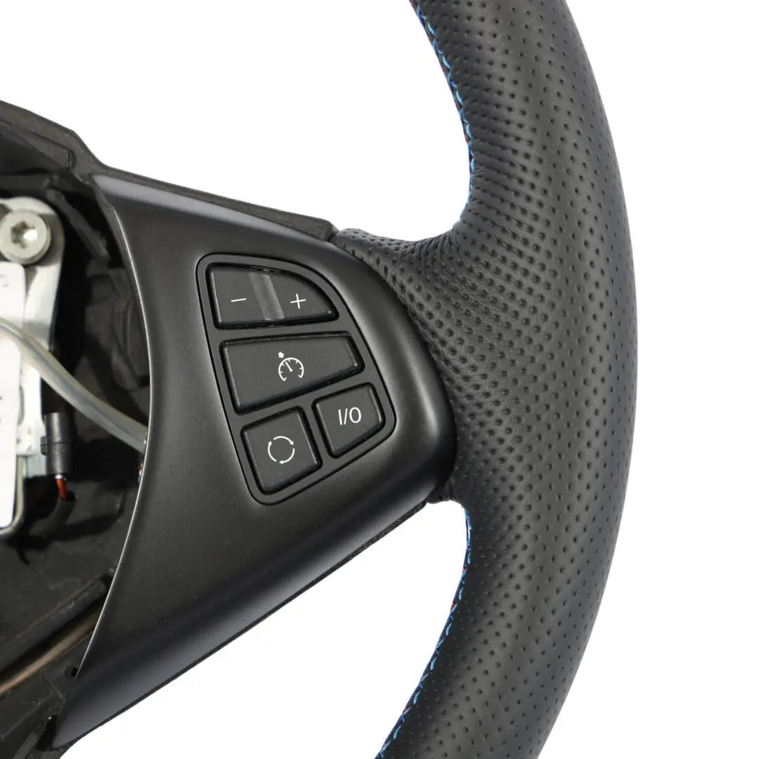 Leather Steering Wheel M-tricoloured Sport Look BMW X3 Series E83 LCI NEW Black - SKU 3455481-1 - Part number 3455481