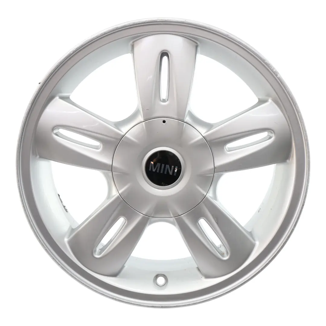 Alloy Rim 15" ET:45 5,5J 5 Star Rocket 93 Mini Cooper One R50 Silver Wheel - SKU 6763295-1 - Part number 6763295