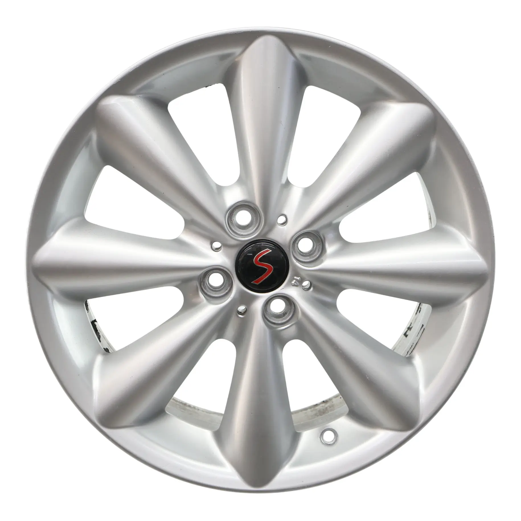Mini Cooper R55 R56 Silber Alu Felge Alufelge 17" 7J ET:48 Conical Spoke 121