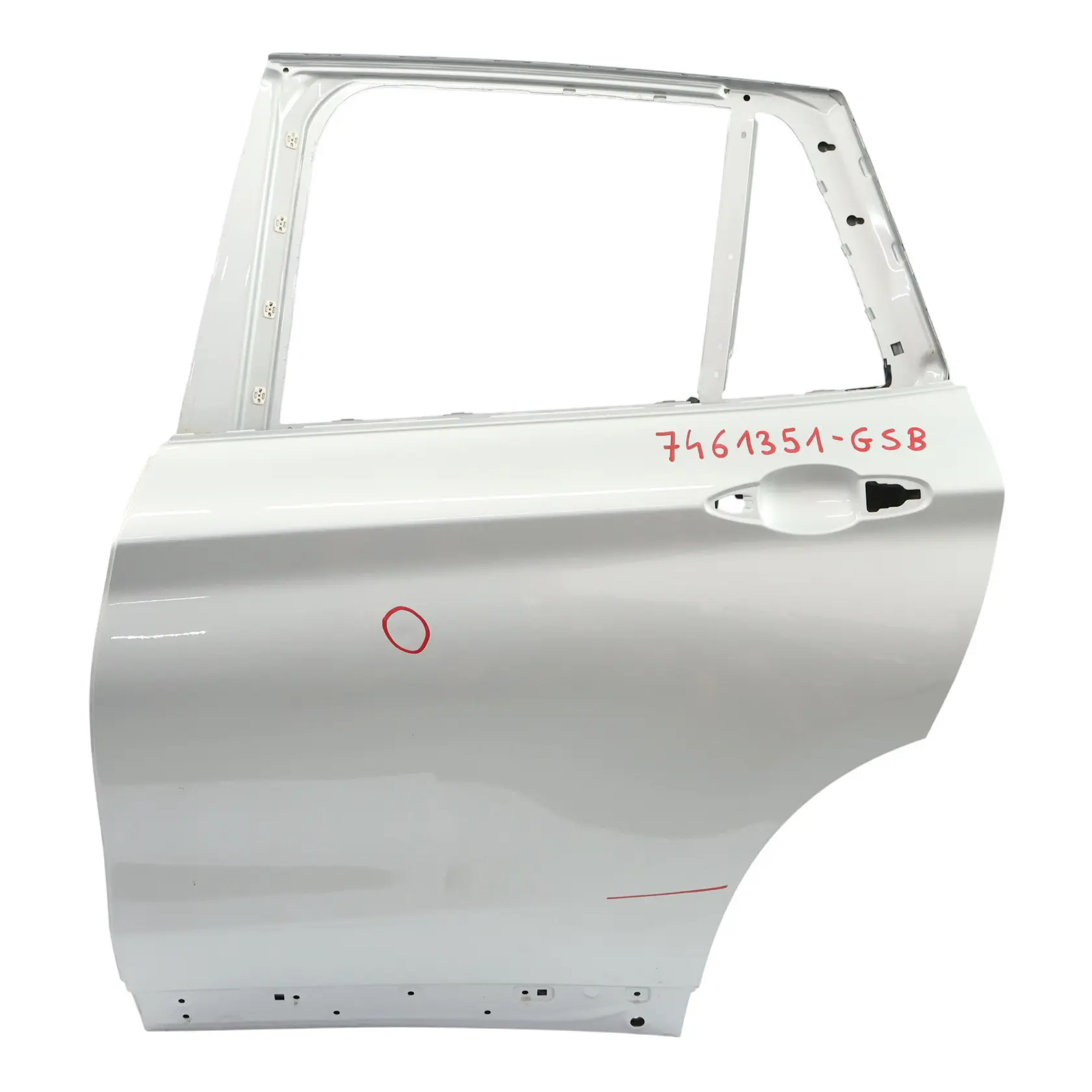 BMW X1 F48 Door Rear Left N/S Glacier Silber Silver Metallic - A83