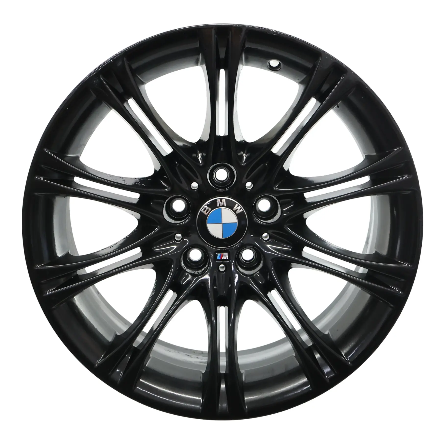 BMW E60 E61 Black Alloy Wheel Rim 18" 8J ET:20 M Double Spoke 135 8036947