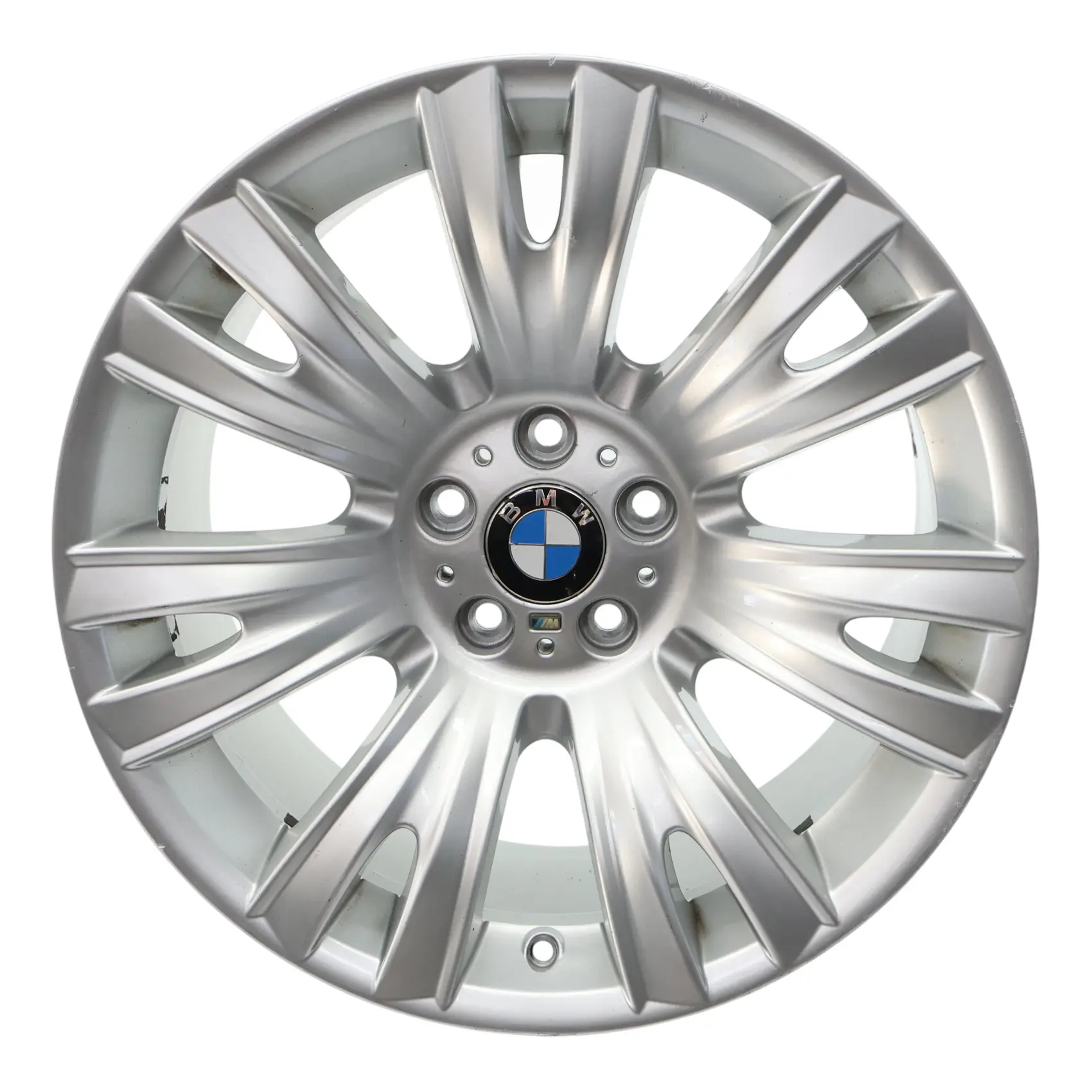 BMW X5 E70 Silver Wheel Alloy Rim 19" V Spoke 223 M-Sport ET:20 10J 8037348