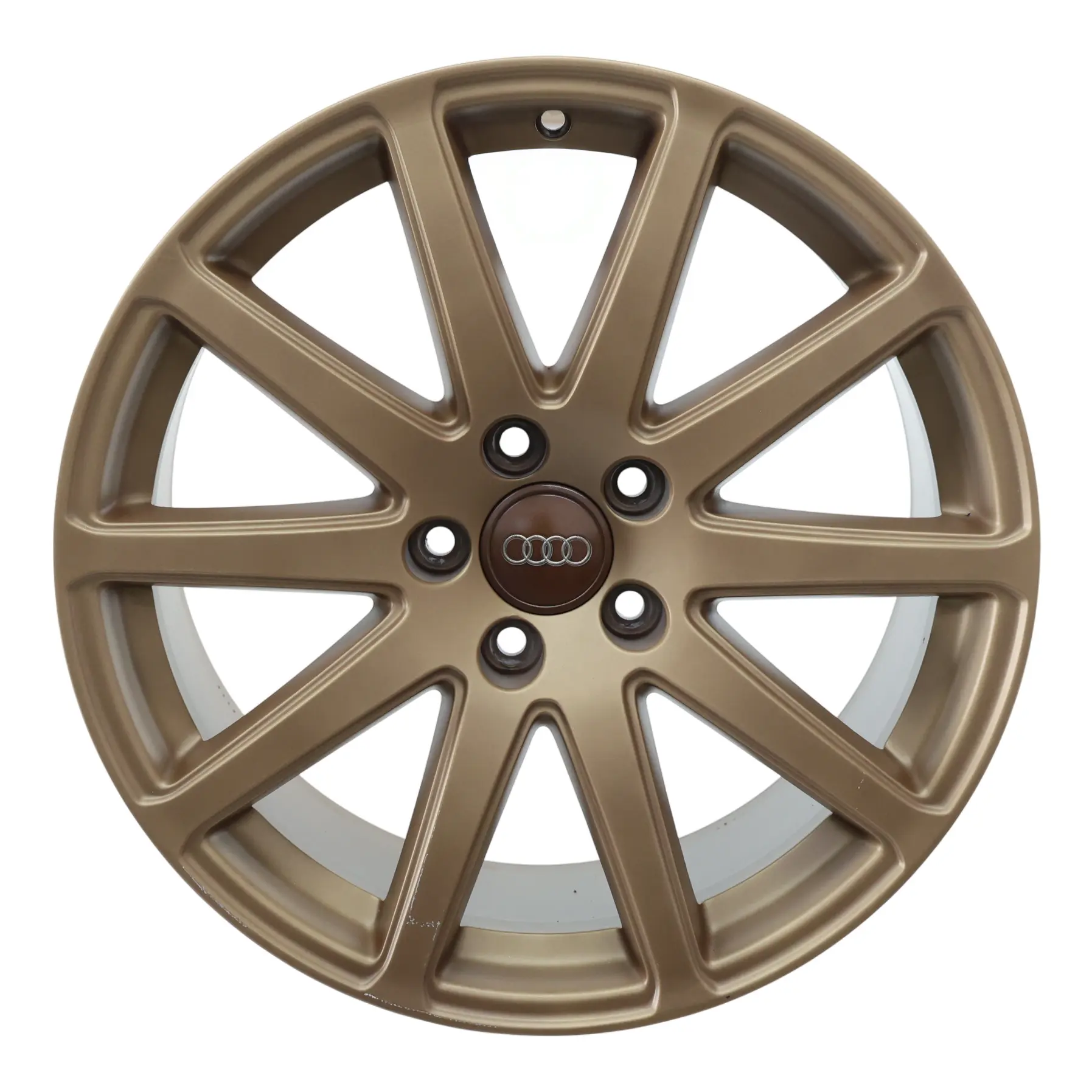 Audi TT 8J Jante Alliage 18" 9J ET:52 10 Branches Or 8J0601025AA