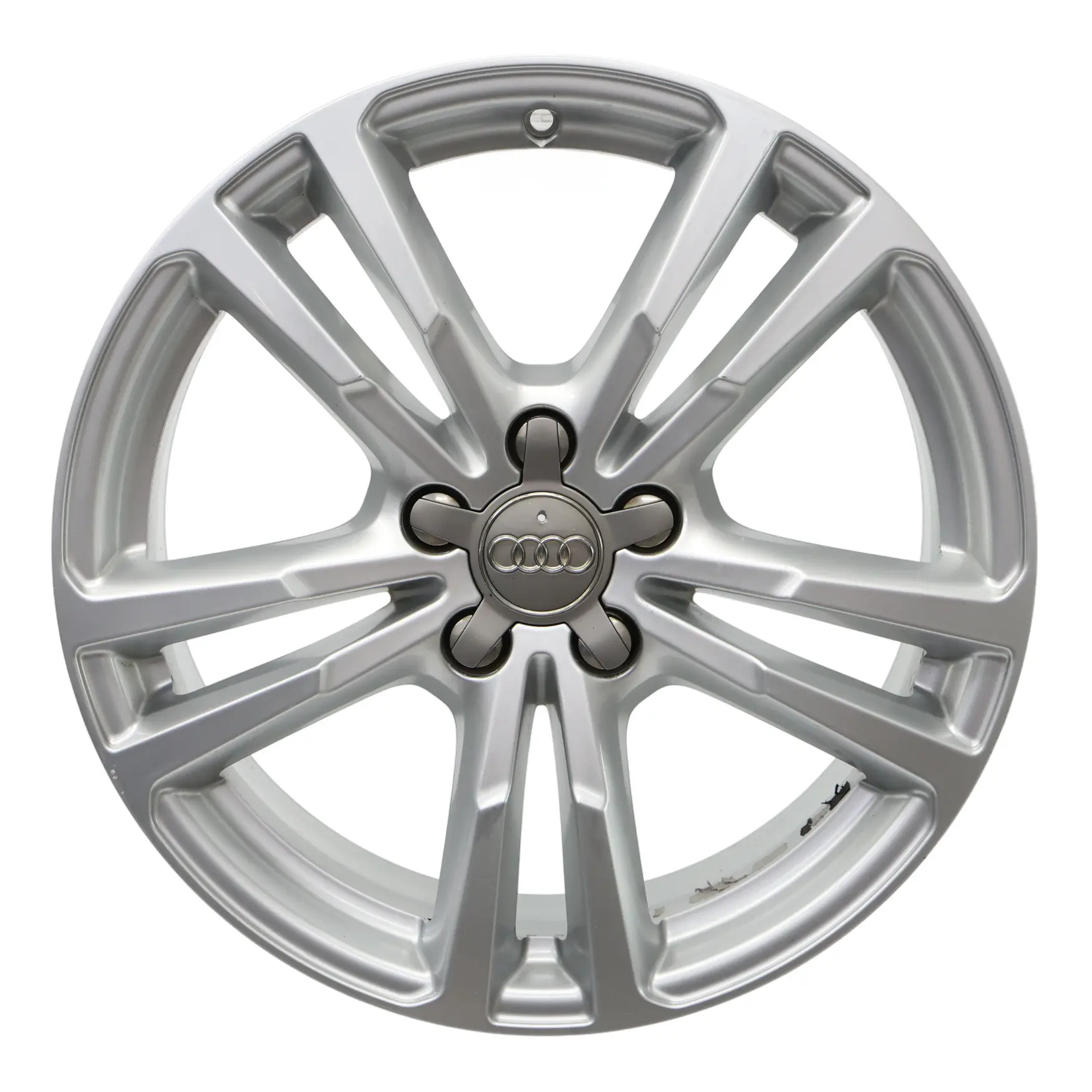 Audi Q3 8U Silver Wheel Alloy Rim 18" 7J ET:43 Double Star Spoke 8U0601025AJ