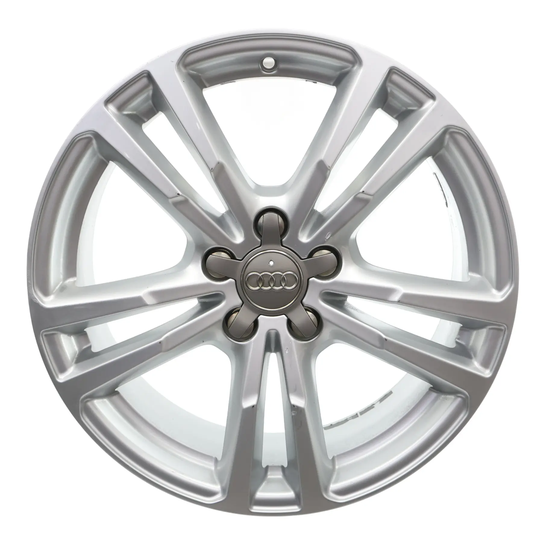 Audi Q3 8U Silver Wheel Alloy Rim 18" 7J ET:43 Double Star Spoke 8U0601025AJ