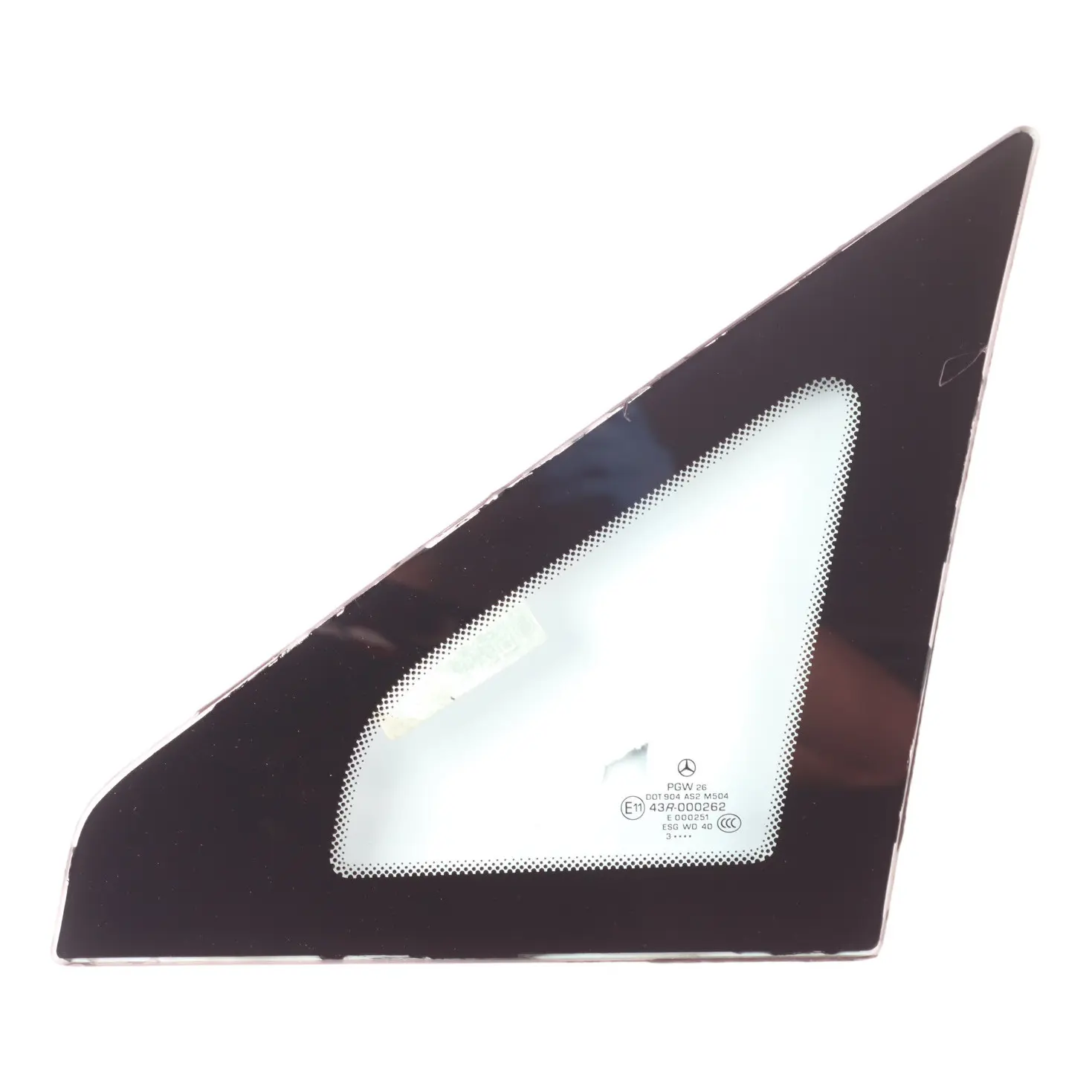 Mercedes W639 Front Side Quarter Window Left N/S Triangle Glass Glazing AS2