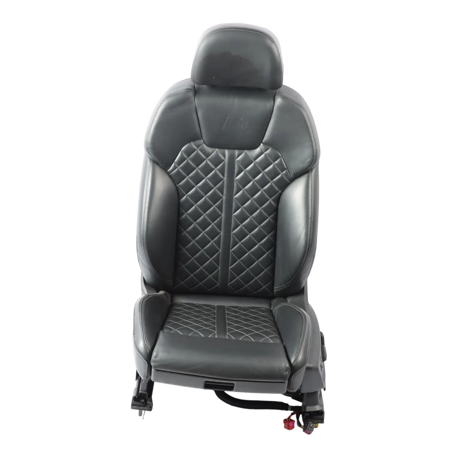 Audi SQ5 FY Sport Front Seat Heated Memory Left N/S Leather Grey Anhtracite