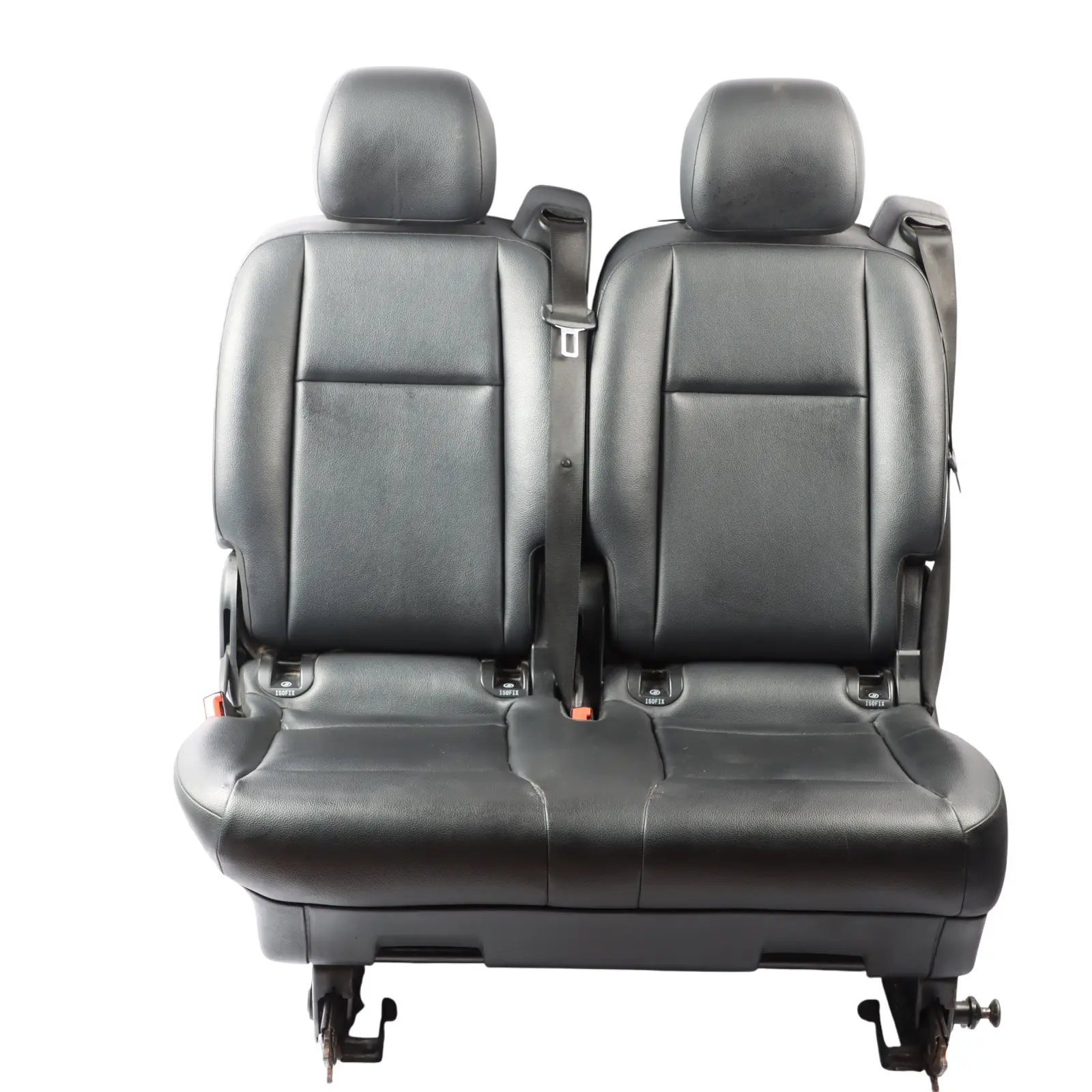 Mercedes Vito W447 Double Bench Rear Seat Leather Leatherette Black