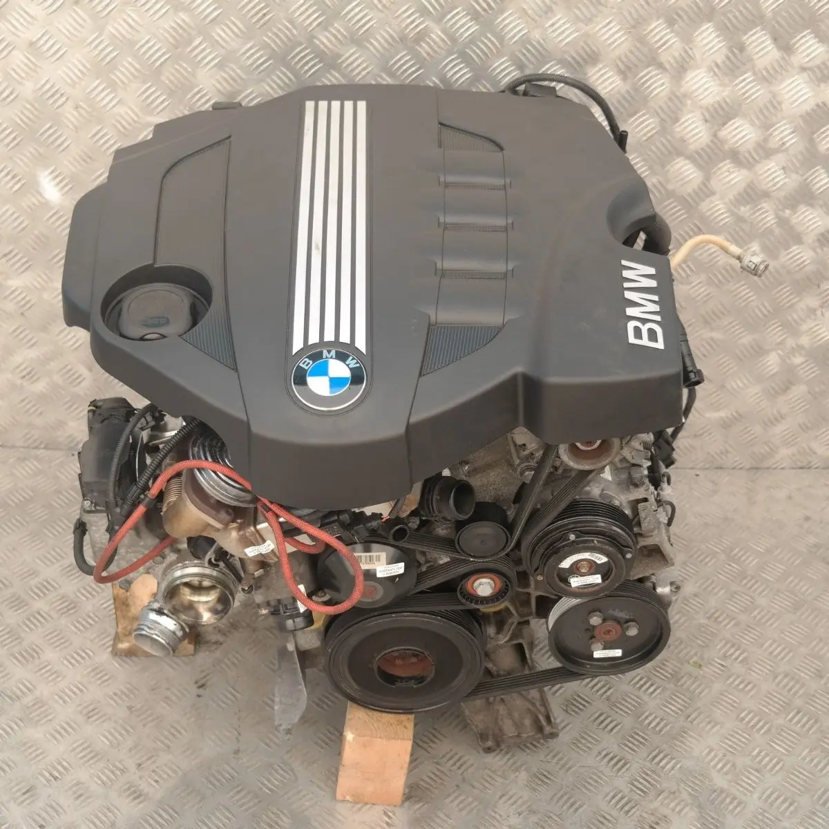 BMW 5 er E60 E61 LCI 520d N47 kompletter Motor N47D20A neue Steuerkette GARANTIE