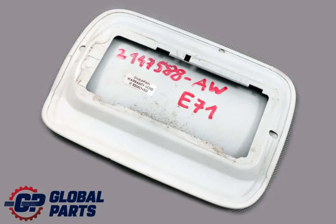 BMW X6 Series E71 E72 Fill-in Flap Filler Fuel Cover Alpinweiss 3 - 300 White