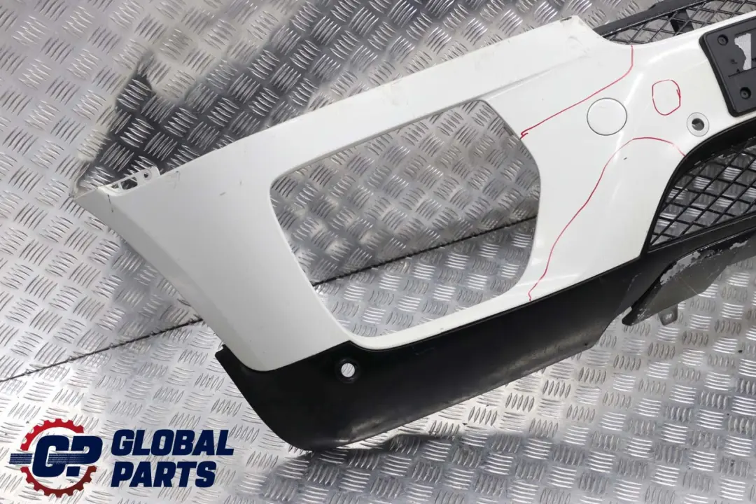 BMW X6 Series E71 Front Bumper Trim Panel Alpinweiss Alpine White - 300