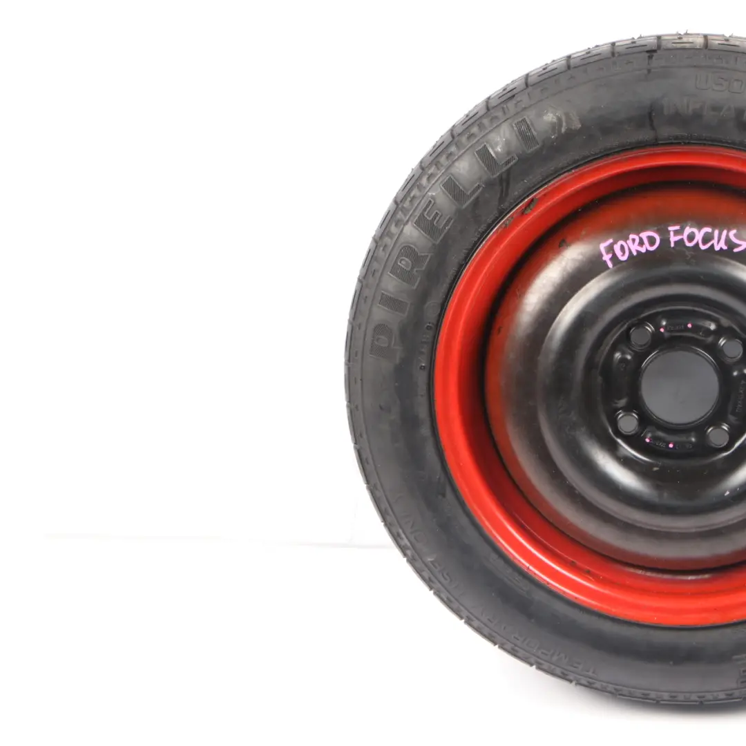 Ford Focus Compact Spare Wheel Steel R15 Tyre 125/80 2150828 98AB-TC