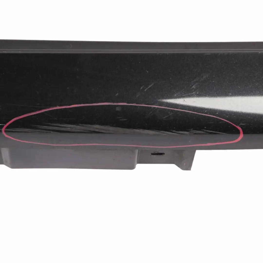 BMW F01 Side Skirt Door Sill Cover Panel Left N/S Black Sapphire Metallic - 475