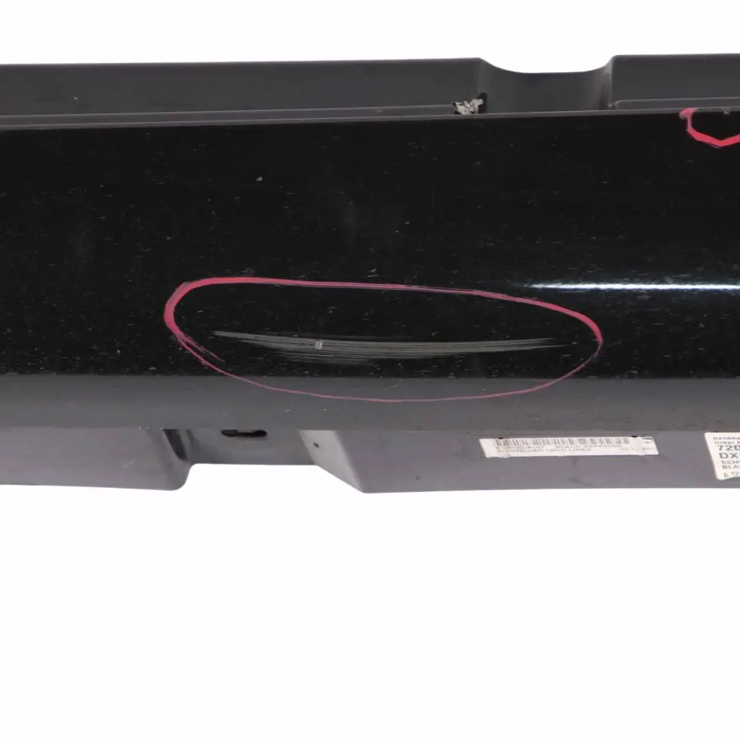 BMW F01 Side Skirt Door Sill Cover Panel Left N/S Black Sapphire Metallic - 475