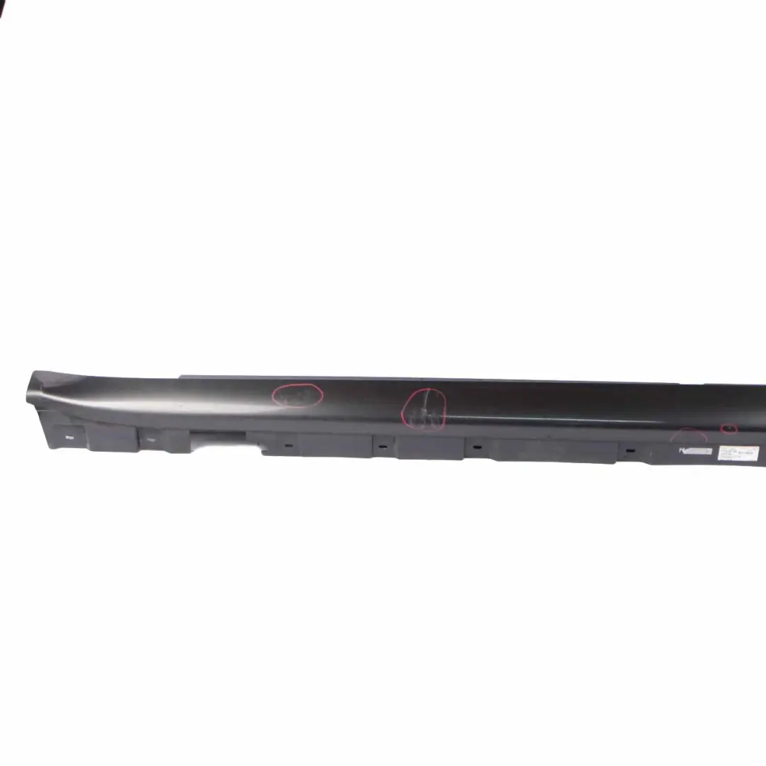 BMW F01 Side Skirt Door Sill Cover Panel Left N/S Sophistograu Grey - B90