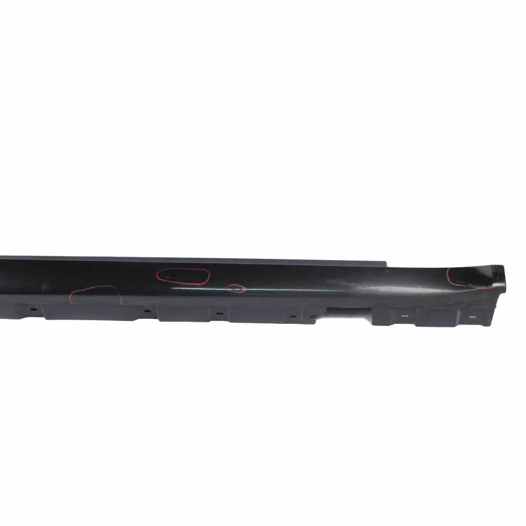 BMW F01 Side Skirt Door Sill Cover Panel Right O/S Black Sapphire Metallic - 475