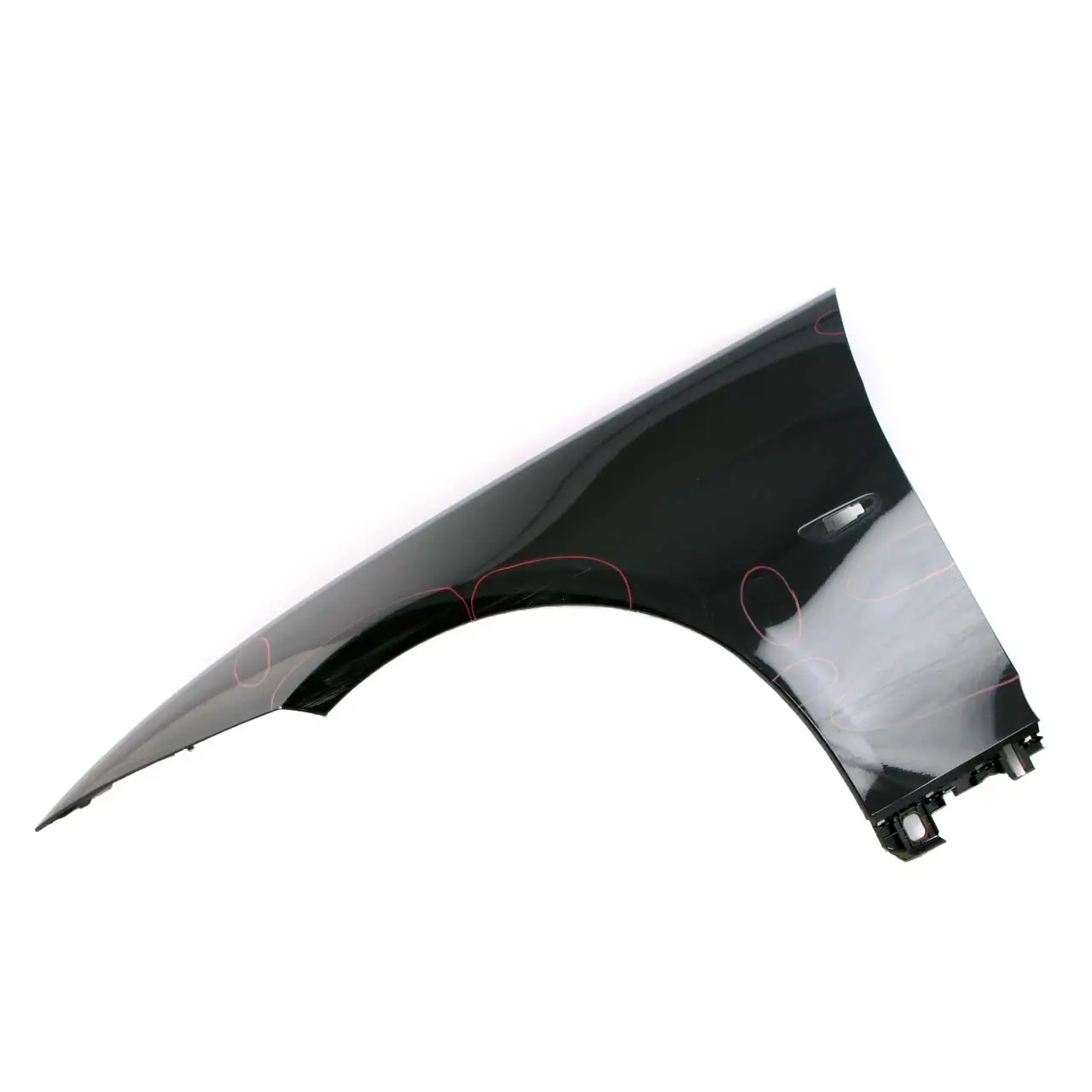 BMW 3 E92 Coupe Side Panel Fender Wing Front Left N/S Schwarz 2 Black - 668