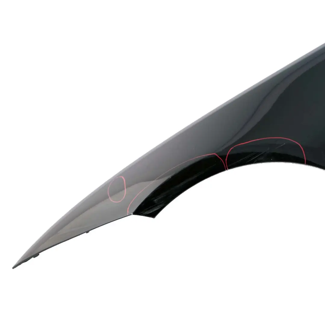 BMW 3 E92 Coupe Side Panel Fender Wing Front Left N/S Schwarz 2 Black - 668