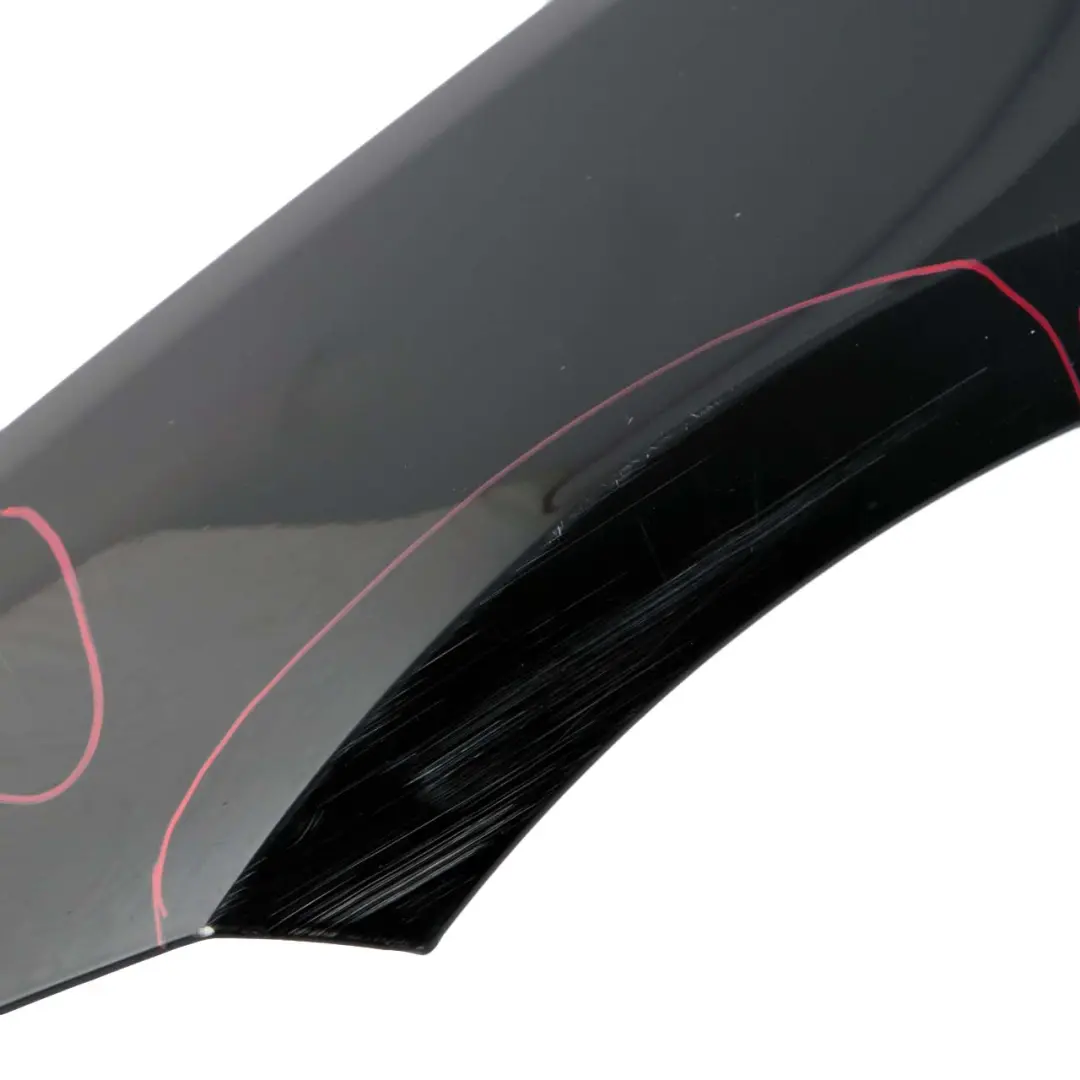 BMW 3 E92 Coupe Side Panel Fender Wing Front Left N/S Schwarz 2 Black - 668