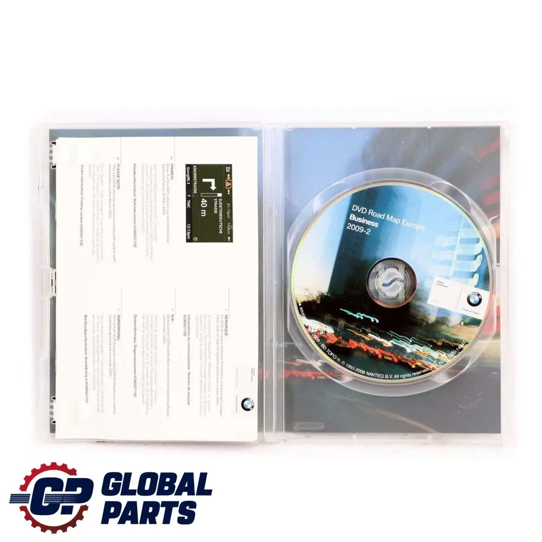 BMW DVD Road Map Europe Business 2009-2 2155921 65902155921
