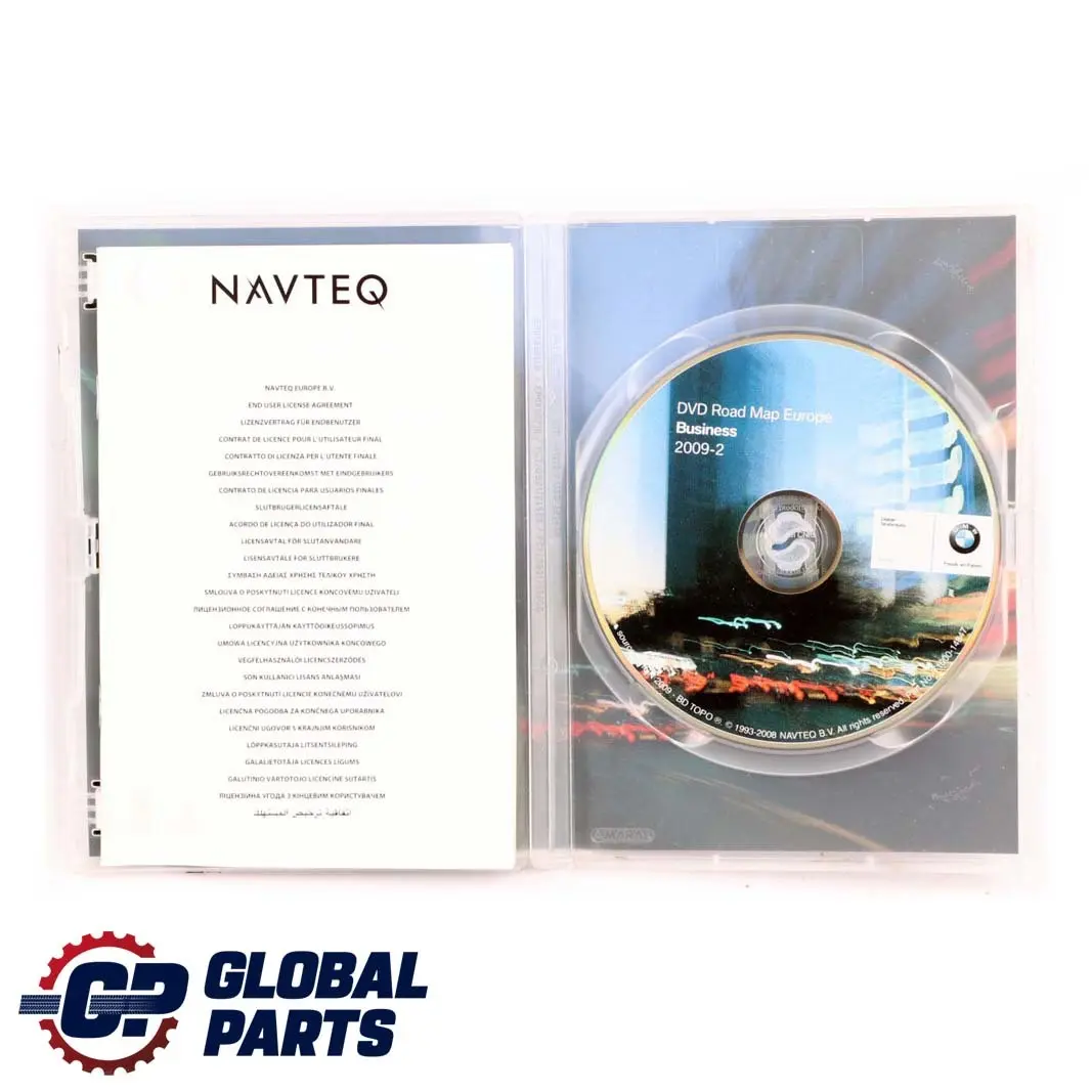 BMW DVD Road Map Europe Business 2009-2 2155921 65902155921