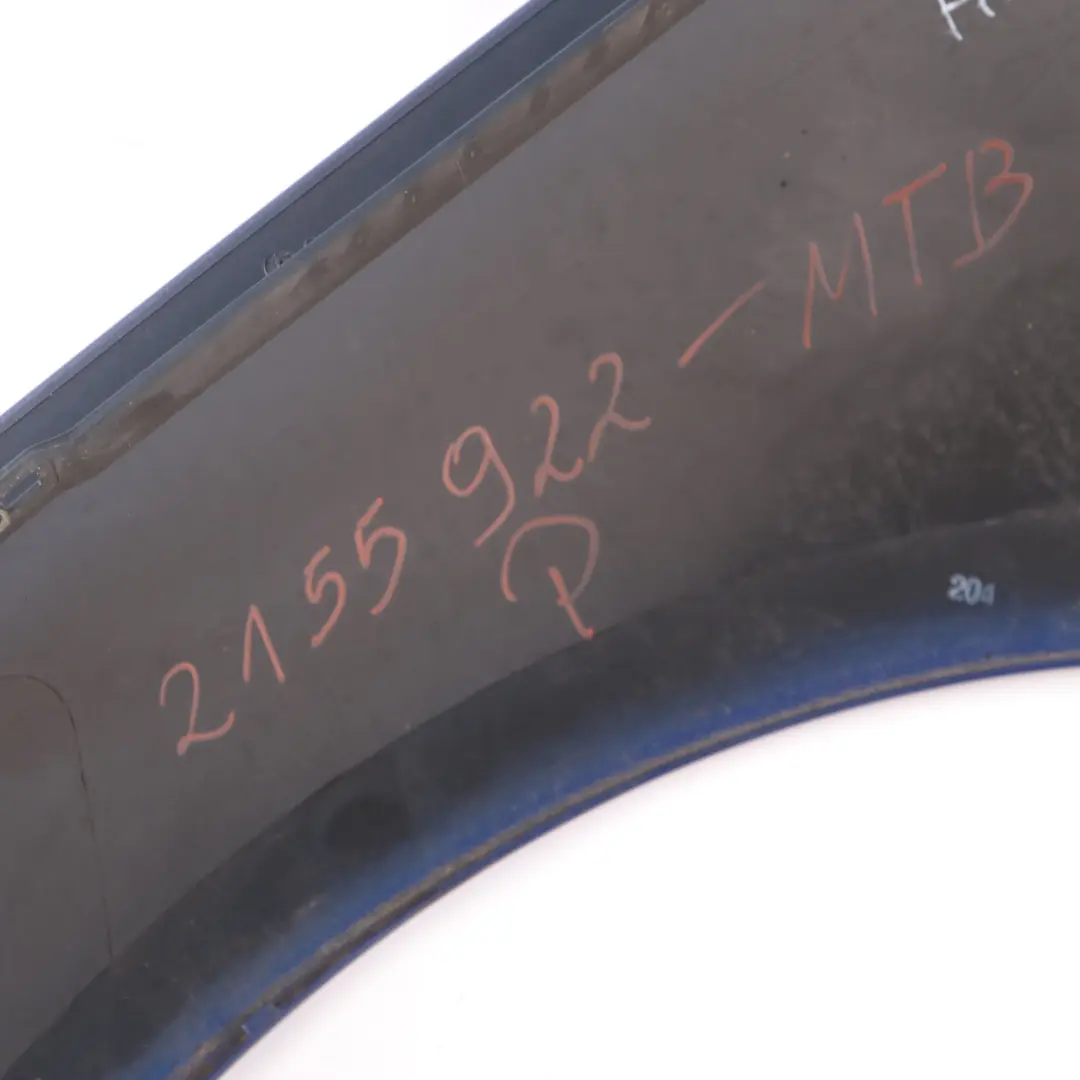 Side Wing Panel BMW E92 Fender Front Right O/S Montegoblau Montego Blue - A51