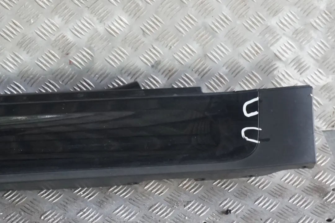 Right Door O/S Sill Skirt Side Trim Midnight Black BMW MINI Cooper R56 R57 JCW - SKU 2156418-MNB - Part number 2156418