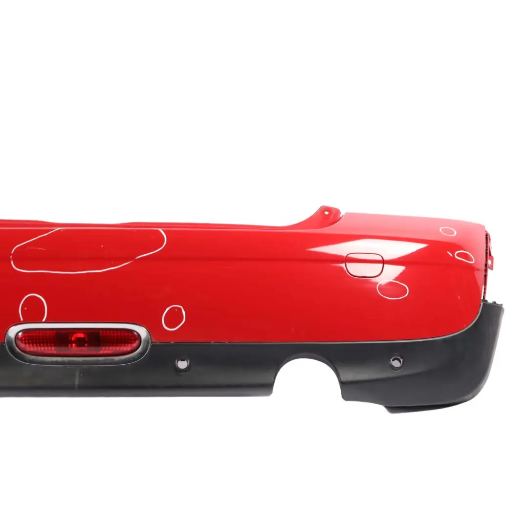 Mini R57 Cabrio Bumper Rear Trim Panel Cover PDC Chili Red - 851