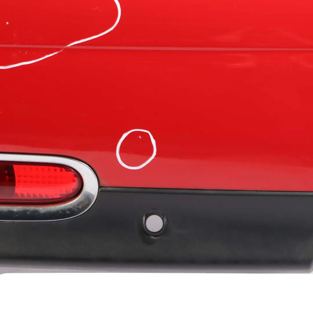 Mini R57 Cabrio Bumper Rear Trim Panel Cover PDC Chili Red - 851