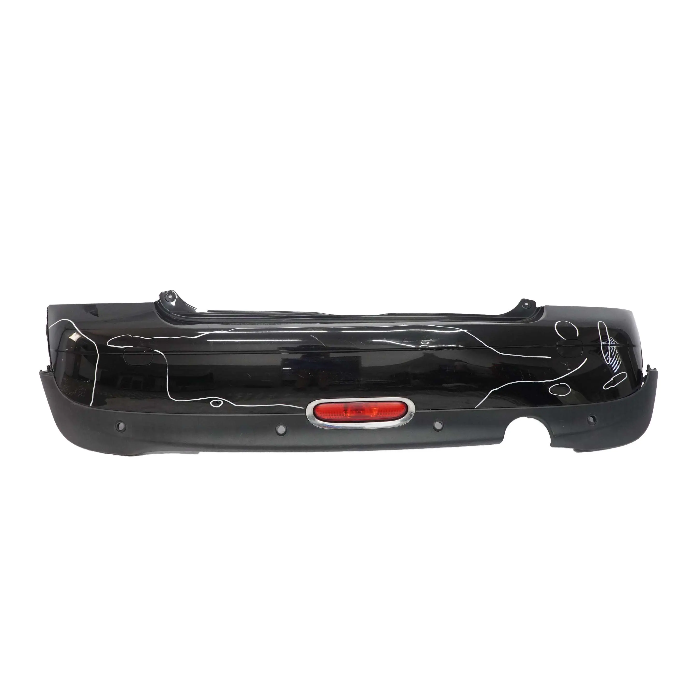 Mini R57 Rear Bumper Cabrio Trim Panel Midnight Black Metallic - A94