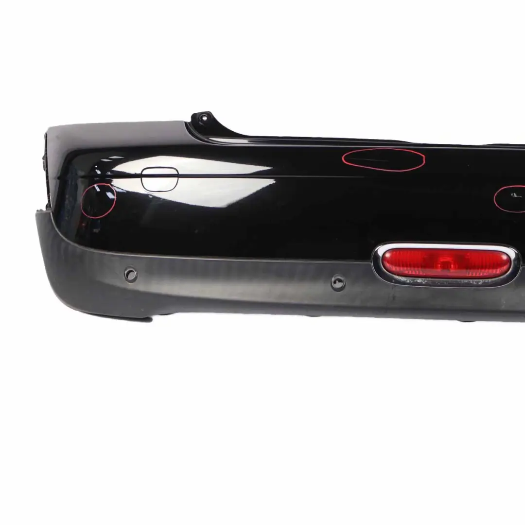 Mini R57 Rear Bumper Cabrio Trim Panel PDC Midnight Black Metallic - A94