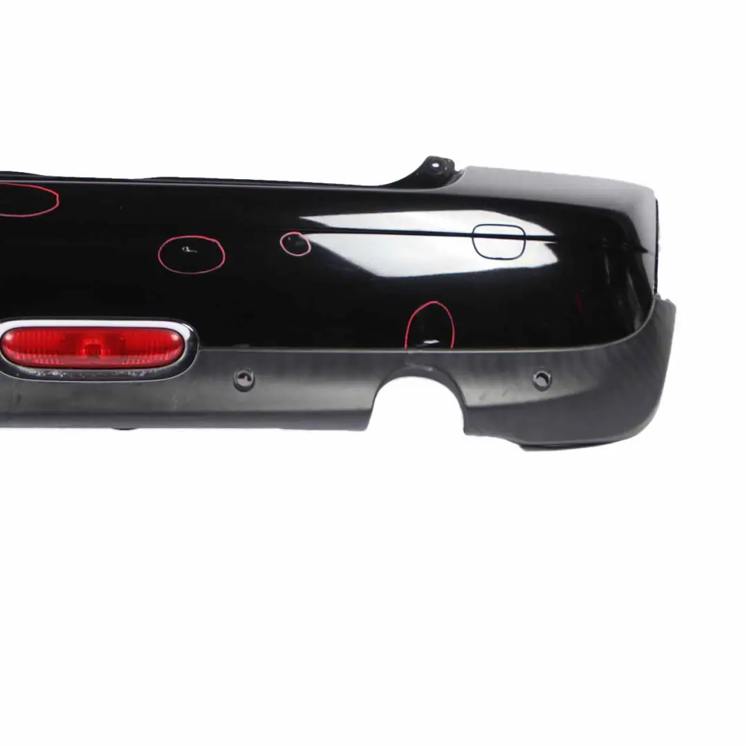 Mini R57 Rear Bumper Cabrio Trim Panel PDC Midnight Black Metallic - A94