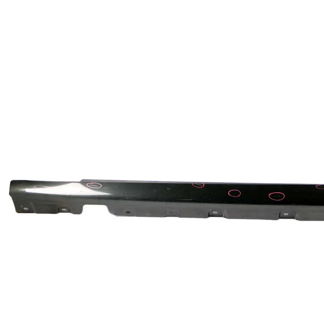 BMW F07 GT Side Skirt Door Sill Panel Left N/S Black Sapphire Metallic - 475