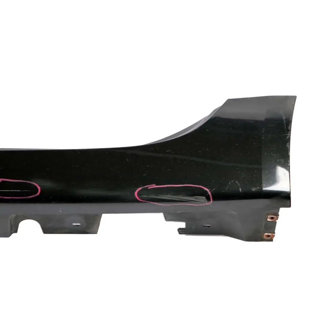 BMW F07 GT Side Skirt Door Sill Panel Left N/S Black Sapphire Metallic - 475