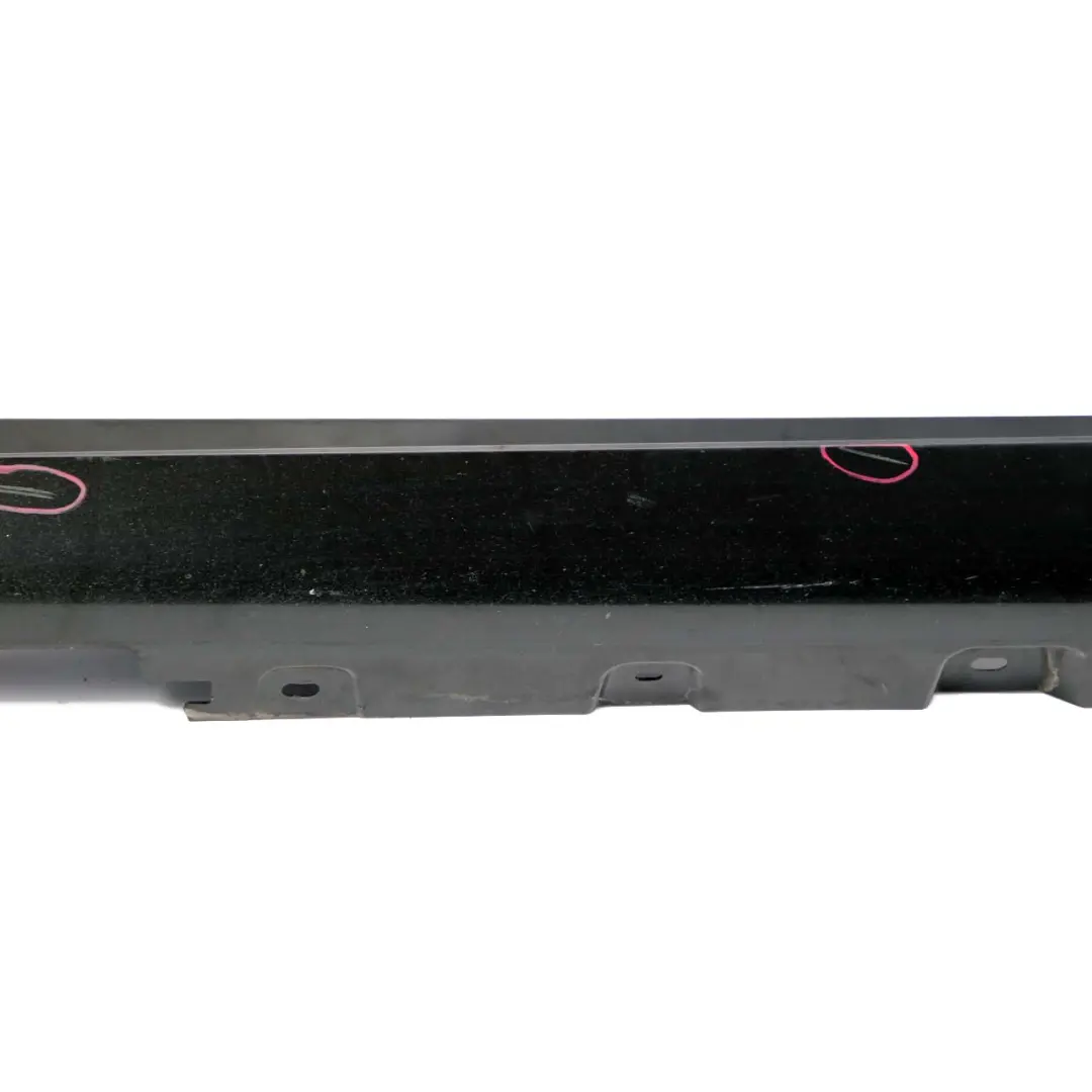 BMW F07 GT Side Skirt Door Sill Panel Left N/S Black Sapphire Metallic - 475