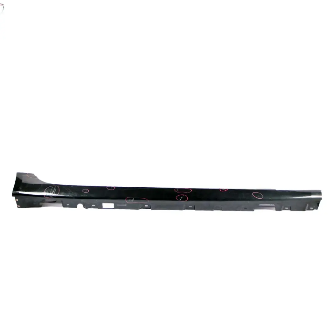 BMW F07 GT Side Skirt Door Sill Panel Right O/S Black Sapphire Metallic - 475