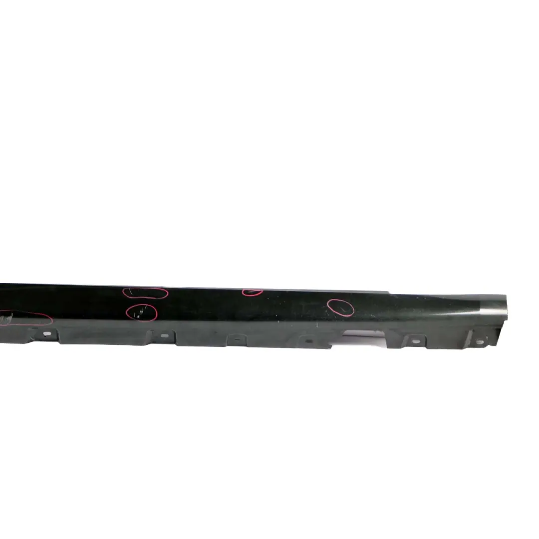 BMW F07 GT Side Skirt Door Sill Panel Right O/S Black Sapphire Metallic - 475