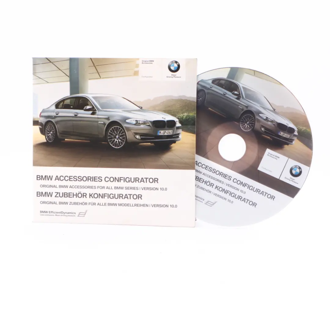 BMW Accessories Configurator Disc CD Version 10.0 2180497 Pouch Case Wallet