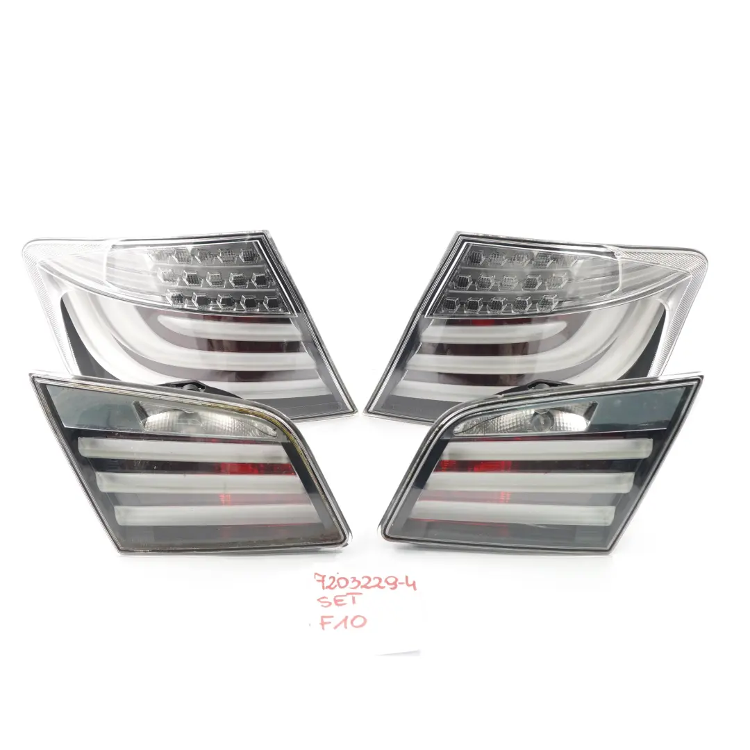 BMW F10 Rear Lamp Tail Light Left Right N/O/S LED Set White Line 2181348