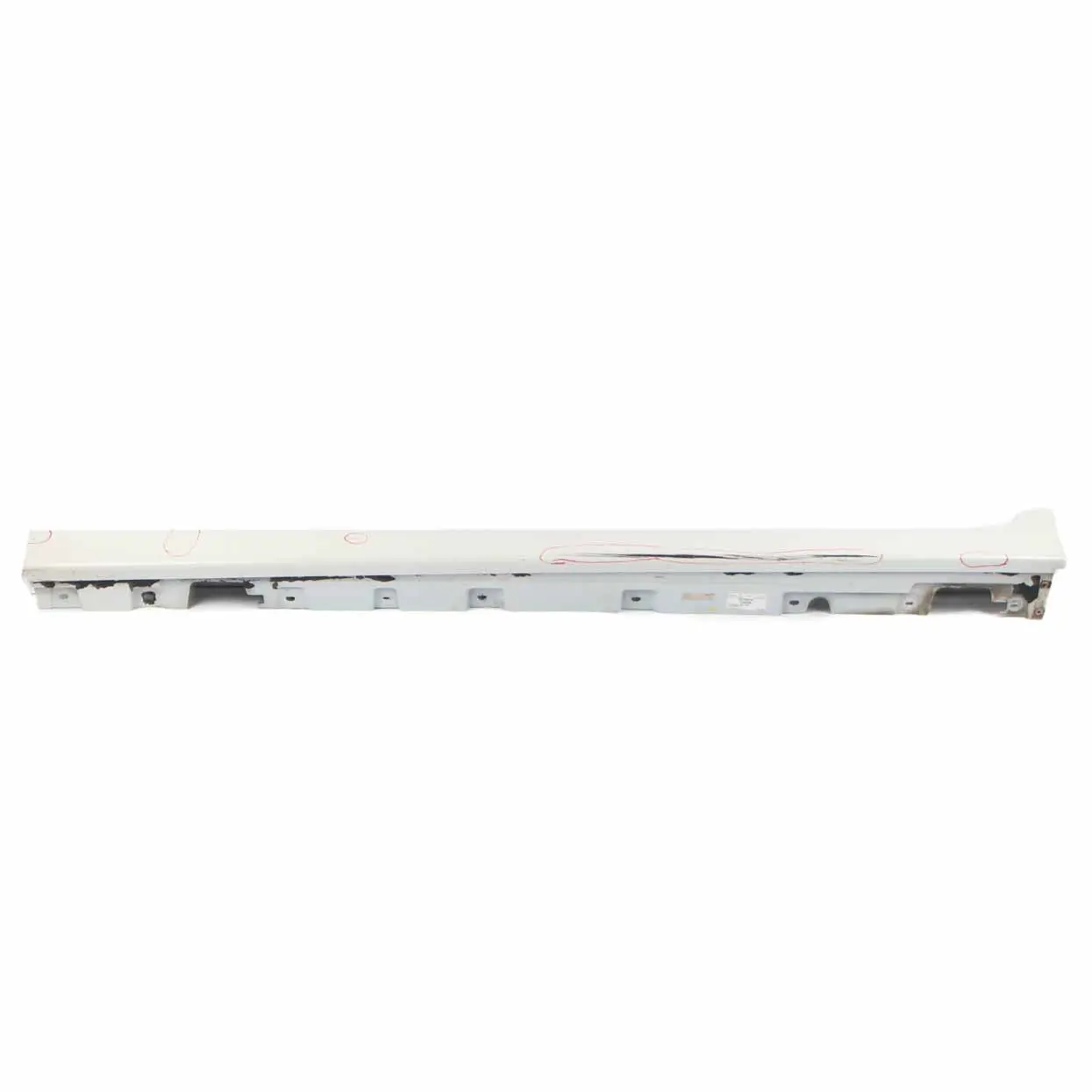 BMW F10 F11 Side Skirt Door Sill Cover Panel Left N/S Alpinweiss 3 - 300