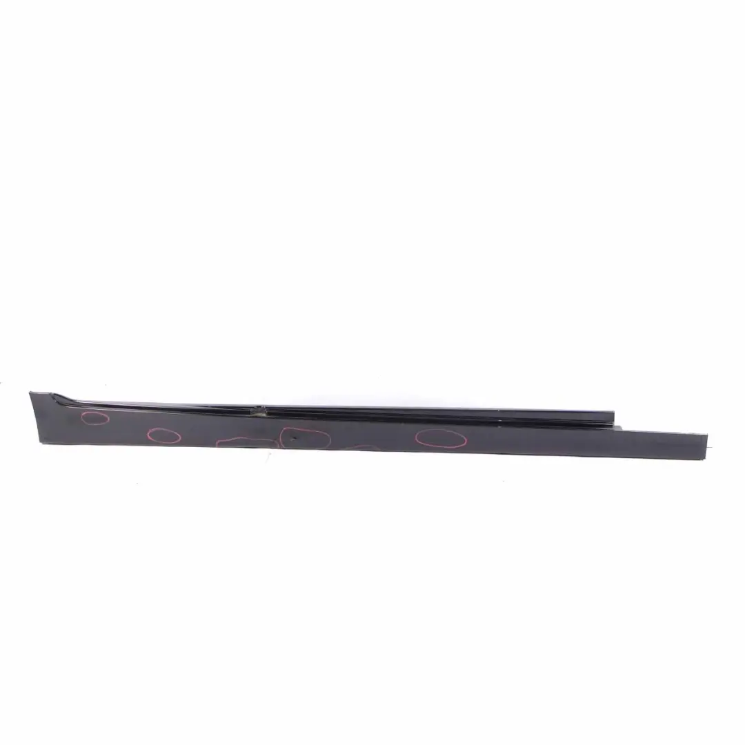 BMW F10 Side Skirt Right O/S Sill Cover Panel F11 Schwarz 2 Black - 668