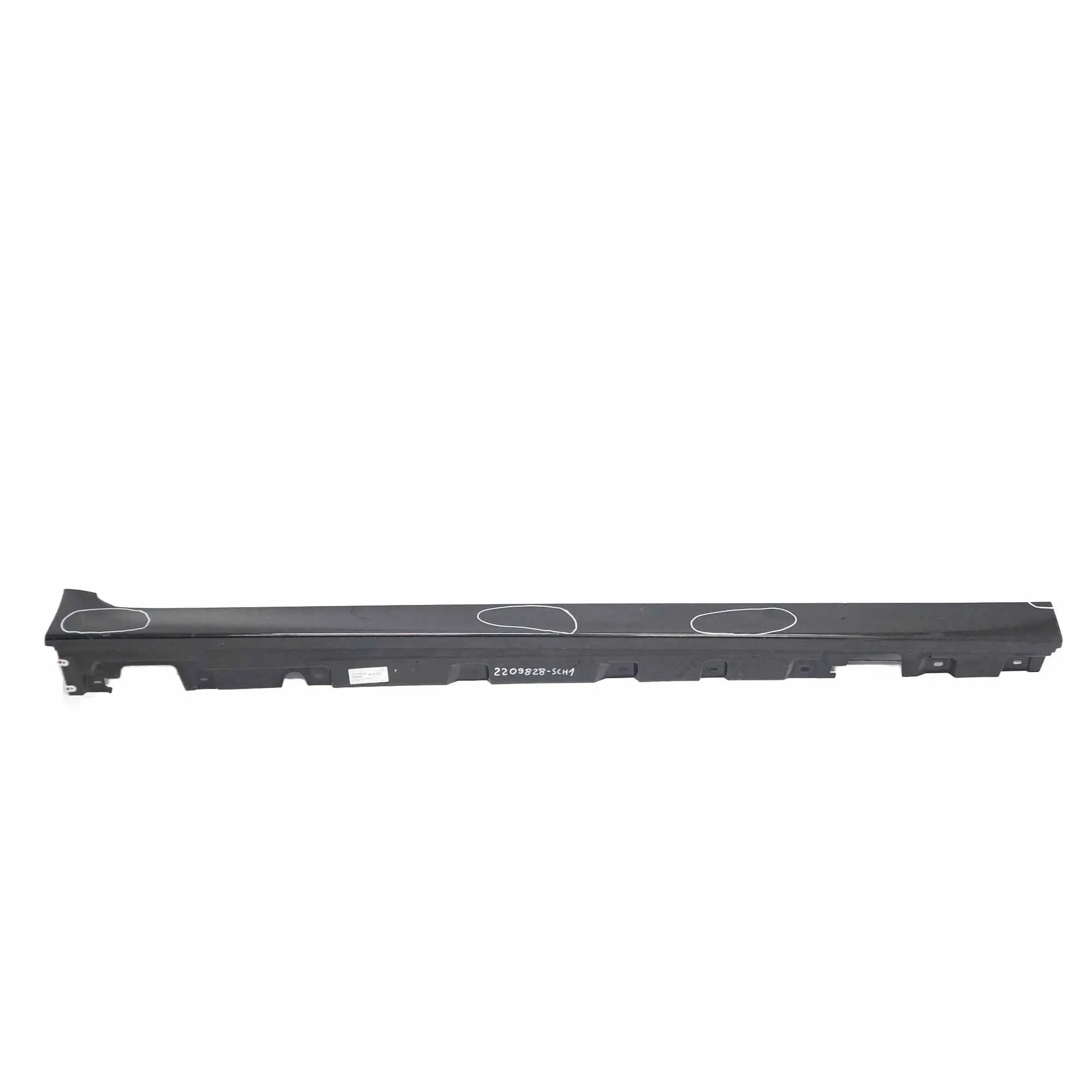 BMW F10 F11 Side Skirt Door Sill Cover Panel Right O/S Schwarz 2 Black - 668