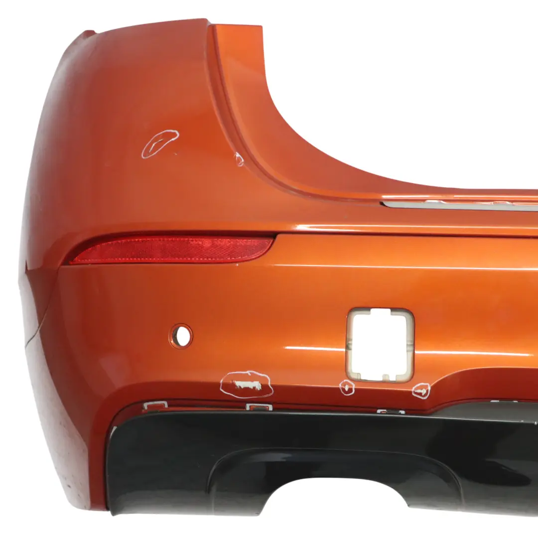 BMW X1 E84 Rear Bumper M Sport Trim Panel PDC Valencia Orange Metallic - B44