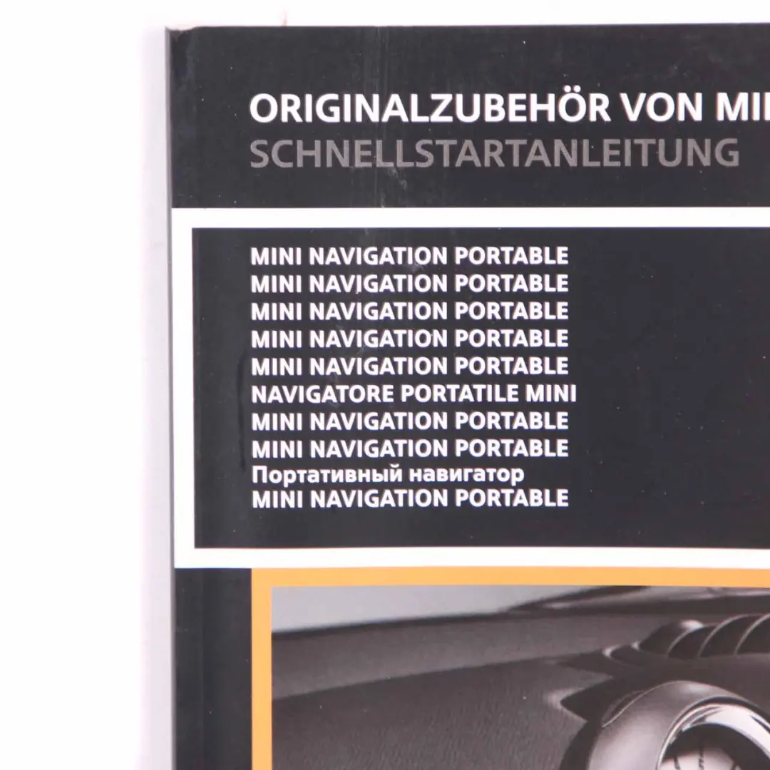 Mini R55 R56 R57 Owner's Handbook Book Navigation Manual 2217522