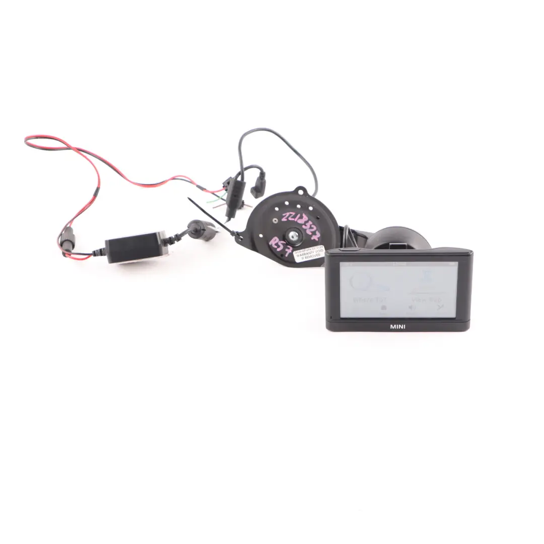 Mini R55 R56 R57 Garmin Portable GPS Navigation Navi Screen Sat Nav Set 2218327