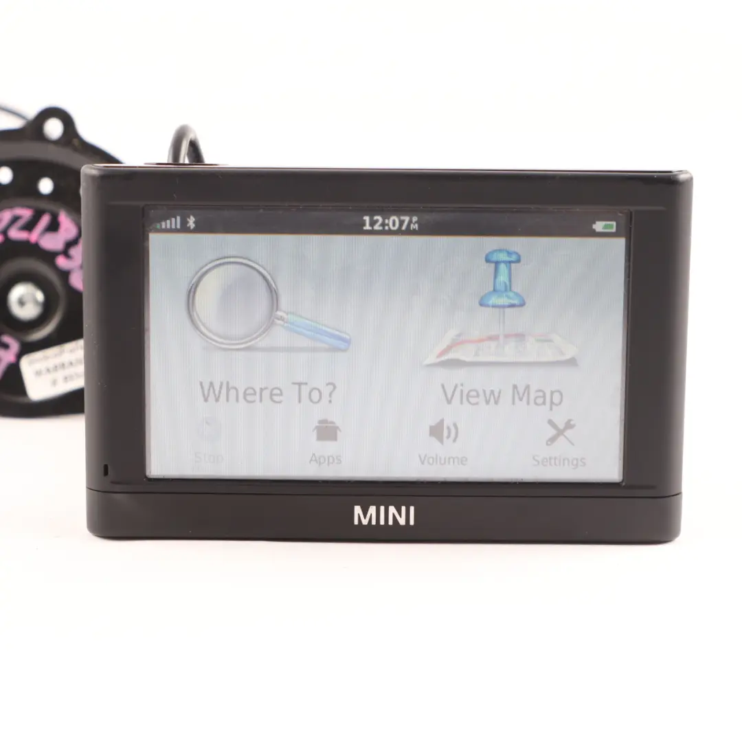 Mini R55 R56 R57 Garmin Portable GPS Navigation Navi Screen Sat Nav Set 2218327