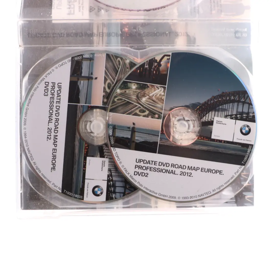 BMW Disc Professional Navigation DVD Road Map Europe 2012 2218522