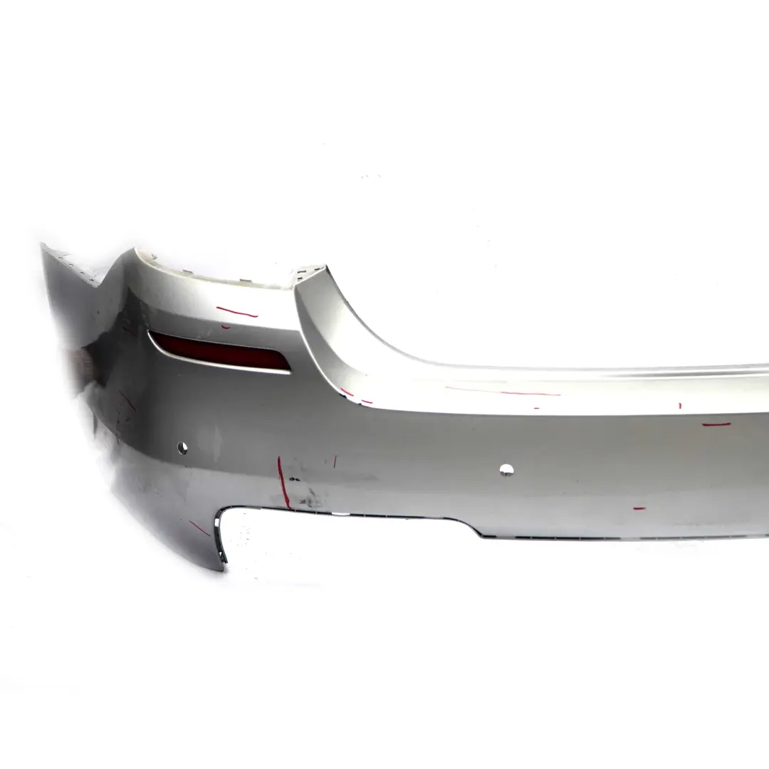 BMW F10 Rear Bumper Panel M Sport PDC Covering Titansilber Silver Metallic - 354